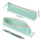 5 Pack Pencil Case Leather Pencil Pouch Slim Stationery Zipper Cute Pen Style 2