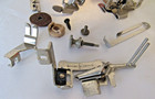 Vintage Singer Sewing Machine Attachments Set Class 404 W Box   Manual