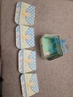 Set Of 4 Decorative Gift Boxes - Floral   Garden Design - Nesting Storage Boxes