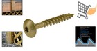 250 Pc Construction Lag Screws 1 4 X 2 Star Drive Exterior Structural Wood Sc   