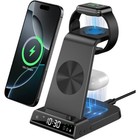 3in1 Wireless Charger Dock Charging Station Stand For Apple Watch Iphone Airpods