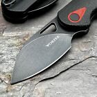 Vortek Stubby Black Micarta D2 Drop Point Blade Small Edc Folding Pocket Knife