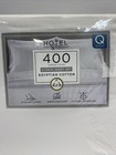 Hotel Bed Egyptian Cotton 400 Thread Count 6 Piece Sheet Set Queen White