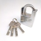 2pcs Shipping Container Garage Anti-theft Lock Padlock With 4 Keys 40mm
