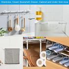 2 Pack Spring Tension Curtain Rods 18 To 28 Inches Adjustable small Short Kitche