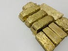 450 Grams Scrap Gold Bar For Gold Recovery Melted Different Computer Coins Pins