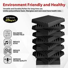 12 48 96 Pack Acoustic Wall Panels Studio Sound Noise Proofing Insulation Foam