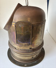Vtg Ship Copper Brass Maritime Compass Housing Nautical Binnacle Marine Decor