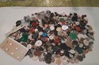 Sewing Buttons Vintage Antique Mixed Multi Colored Estate Lot Large 2  lbs 