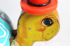 Fisher Price Tip Toe Turtle Pull Toy  773  Vintage 1962