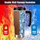 Haushof 24 Oz Travel Mug Stainless Double Wall Vacuum Insulated Tumbler Pink Usa