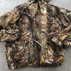 Rocky Jacket Mens Xl Camouflage Realtree Ap Full Zip Hooded Bomber Quilted