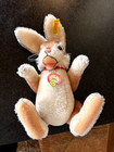 Vintage Steiff  Easter Bunny Rabbit Niki Mohair  Germany  Ear Button Free Shipin