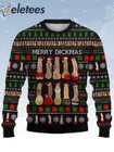 Merry Dickmas Ugly Christmas Sweater Funny Holiday Gift For Men   Women Party