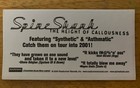 Spineshank Height Of Callousness Promo Sticker  2000 