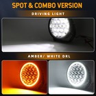 Auxbeam Pair 9  Inch 210w Led Work Lights Drl Spot Beam Offroad Driving Fog Lamp