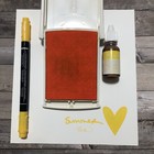 Stampin Up Lot Summer Sun Ink Pad  Refill    Marker - Retired Yellow