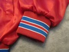 Vtg 70s Anheuser Busch Mens M Budweiser Bud King Of Beers Satin Nylon Red Jacket