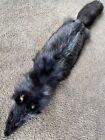 Jumbo Silver Fox Fur Hide Pelt Tanned Rustic Decor Log Cabin Wild Country Furs