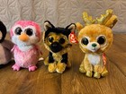Ty Beanie Boos Plush Lot Stuffed Animals 6 Inch Mixed Bundle Penguin Dogs Deer