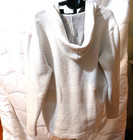 Men s Long Sleeve Henley Sweatshirt Knit Fleece Active Sports Hoodie Size L