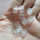 5x Diy Anti Dust Plug Clear Charge Port Dust Plug Stopper Protection For Iphone