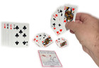 Diminishing Playing Cards Fan Change Magic Trick Shrinking Tiny Gimmick Close Up