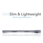 rechargeable  5x Large Ultra Bright Led Page Magnifier With 3 Color Light Modes