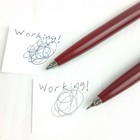 Parker Jotter Pen   Mechanical Pencil Set Maroon Working Vintage 1990s