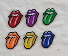 The Rolling Stones  Patch Set 6pcs 1 1 4  X 1 5  Embroidered Mini Patch Set