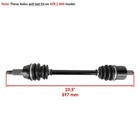 Front Right And Left Complete Cv Joint Axle For Polaris Rzr 800 Efi 2008-2014