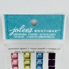 Jole   s Boutique Pastel Mosaic Borders Dimensional Stickers 4 Piece