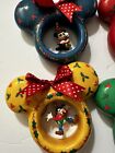 Vtg 1986 Christmas Ornaments By Enesco Disney Mickey Mouse  Set Of 70   8  Tree 