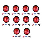 1 3 5 10x Red Arcade Round Push Buttons Illumilated Led Light W  Microswitch G