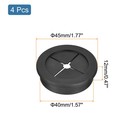4pcs Cable Cord Grommet 1-9 16 Inch Desk Grommet Flexible Rubber Grommets