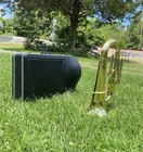 Jupiter 3-valve Euphonium  2 Mpc cleaning  Extra Part hardshell Case small Dings
