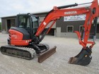 2019 Kubota U55-4  Mid Size Excavator  Low Hours Quick Coupler Thumb