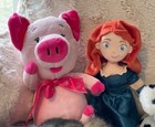 Lot Of 6 Plush Toys Brave Merida Russ Berrie Patches Dog Webkins Dalmation Wolf
