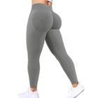 Women High Waist Seamless Scrunch Butt Lifting Workout Gym Leggings Yoga Pants