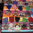 Fiesta Medal Lot Of  220 Various Years Plus Pins About 25