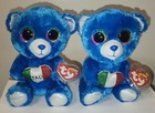 Ty Beanie Boos Set Of 2 - Romeo The Bear  italy Exclusive   6 Inch  New Mwmts