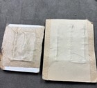 Buttons On Card 24 Red With Black Designs 1 4 To 3 8 Shank Back Vtg