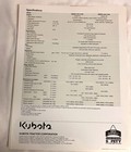 Kubota Diesel Tractor W  Cab M8200 m9000 Product Guide Brochure  new 