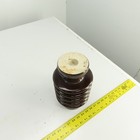 Vintage 10-5 8  L Multi-level Ceramic Porcelain Electric Insulator 6-1 8  Od