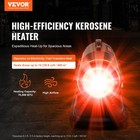 Vevor Portable Kerosene Forced Air Heater 70000 Btu Indoor Outdoor Use 5gal Tank