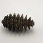 Vintage Cast Iron Auger Screw Industrial Part Rustic Pine Cone Decor