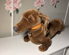 Dachshund Plush Dog Brown Wiener Dog Toy 20in