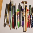 Random Lot Of Assorted Ballpoint Pens   Pencils Mixed- Not All Working 