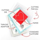 Baofali 9x6inch Standard Adapter Pad For Sizzix Big Shot Machine  Thin Clear