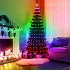 6  Artificial Christmas Tree Colorful 234pcs Led Lights   Remote   App Control